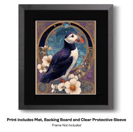 Plucky Art Nouveau Puffins - Plucky Puffins 13