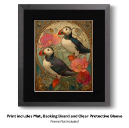 Plucky Art Nouveau Puffins - Plucky Puffins 7