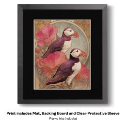 Plucky Art Nouveau Puffins - Plucky Puffins 8