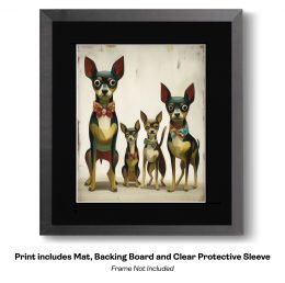 Rustic Style Dogs - Chihuahuas Dressed Up