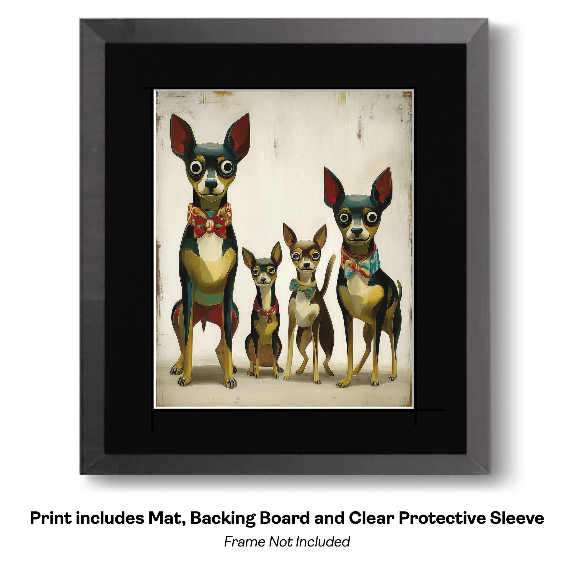 Rustic Style Dogs - Chihuahuas Dressed Up