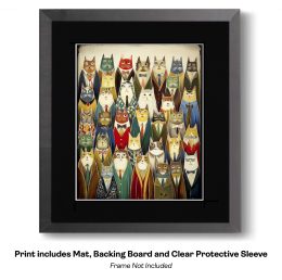 Rustic Style Cats - A Clowder of Cats
