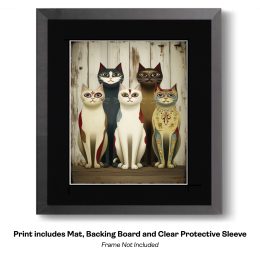 Rustic Style Cats - Cats are Serious