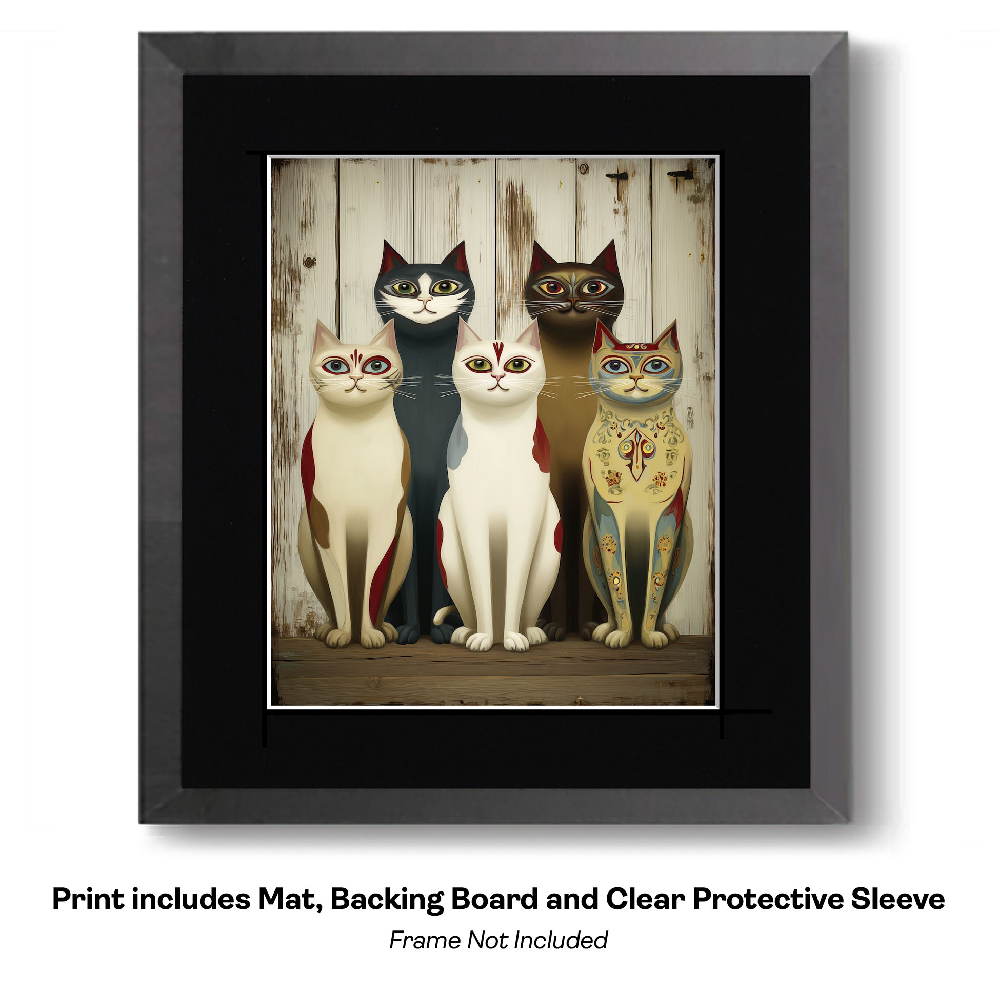 Rustic Style Cats - Cats are Serious