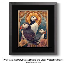 Plucky Art Nouveau Puffins - Plucky Puffins 18