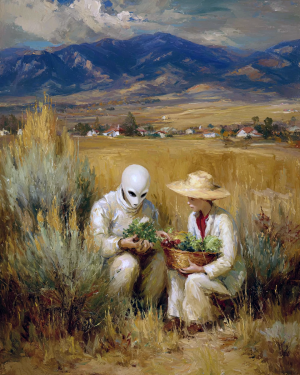 Extraterrestrial Learning About Earth Horticulture