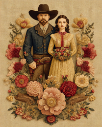 Vintage Western Couple