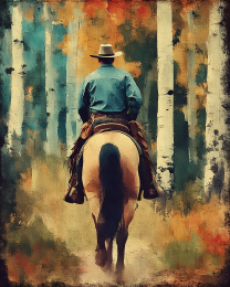 Riding Through the Aspens