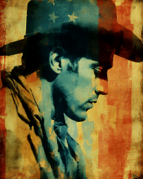Thoughtful American Cowboy