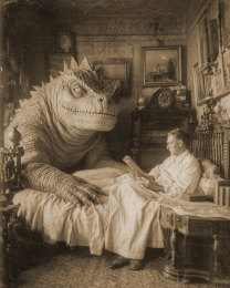 Cryptid Caregiver Has Kind Eyes