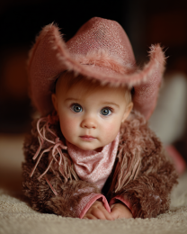 Her First Cowgirl Hat