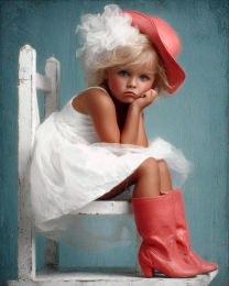 Cowgirl Samantha on the Throne