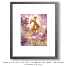 Giraffes in the Bedroom Art