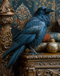 Raven on Dresser