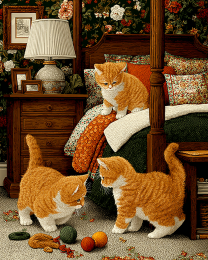 Kittens Playing