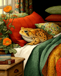Toad in Bed