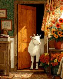 Goat in Doorway