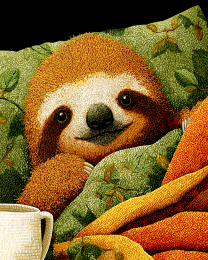 A Sloth in Bed