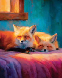 Foxes Daydreaming