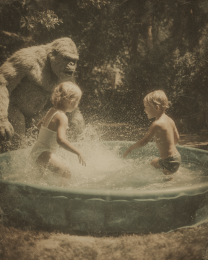 Playing with Kids in a Pool