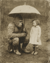 Keeping the Rain Off a Friend