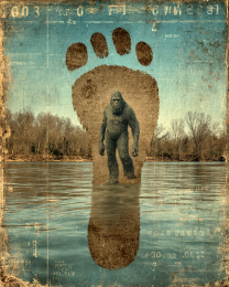 Bigfoot Foot Poster