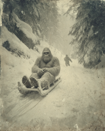Bigfoot Tobogganing