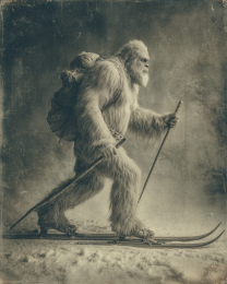 Vintage Cross-Country Skiing