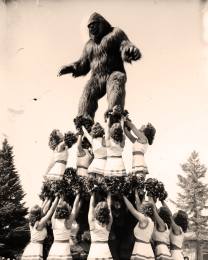 Bigfoot Prints - Bigfoot Made The Squad Art Print