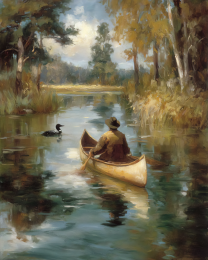 Spotting a Loon on a Canoe Ride