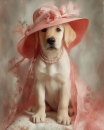 Whimsical & Funny Dog Art - Bella From Massapequa