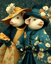 Pig Sisters from Franklin Twonship