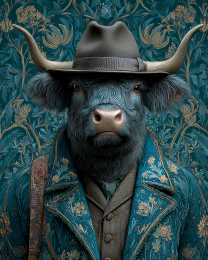 Big Blue Bull from Bozeman