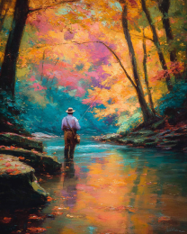 Fall Solitude on North Sylamore Creek