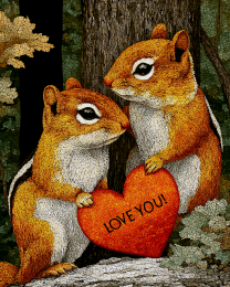 Chipmunks with Heart Gift