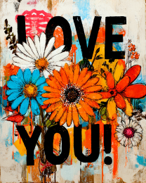 Street Pop-Art Flowers