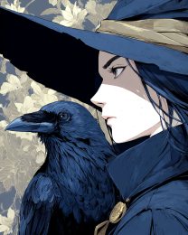 Storm Sitting on Juniper's Arm