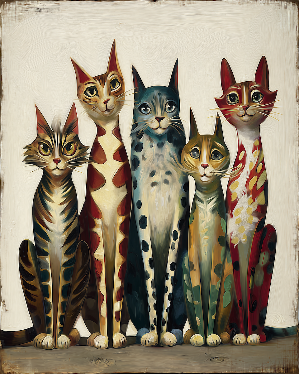 Rustic Style Cats - It Takes All Kinds