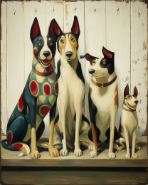 Rustic Style Dogs - These are Some Smooth Collies