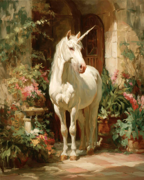 Unicorn Waiting on Her Friend