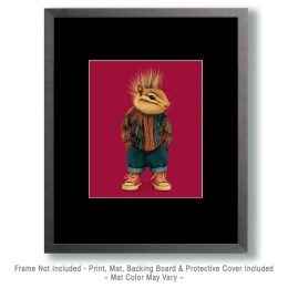 Punk Chipmunk Art