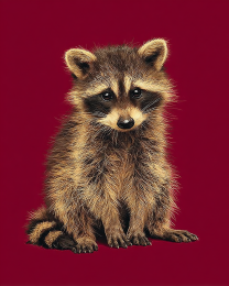 Baby Raccoon Hoping Mom is Coming Back Soon