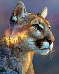 Wild Mountain Lion Spirit