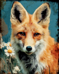 Fox and Daisies