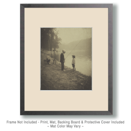 Extraterrestrial Fishing with Young Boy Art