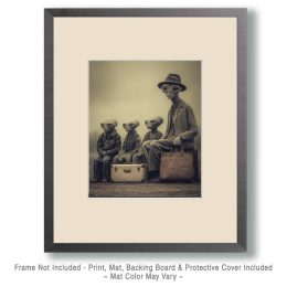 Homeless Extraterrestrial Family Art