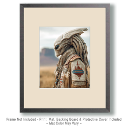 K2-18b Extraterrestrial Warrior Art