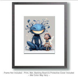 Faisy & Extraterrestrial Share a Good Joke Art