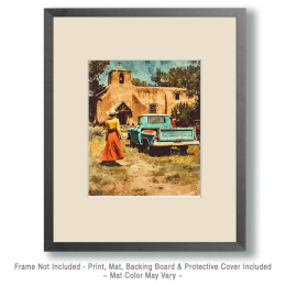 Arriving at Church Early to Help Art