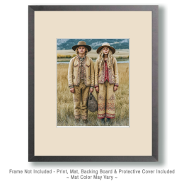 The Johansons on the Open Range Art